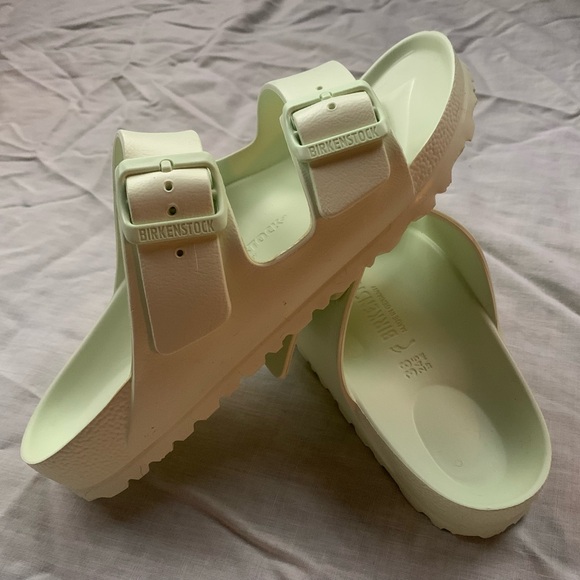NWT - BIRKENSTOCK - Arizona Essentials Eva Sandals - Faded Lime 🍋‍🟩 - Picture 11 of 16